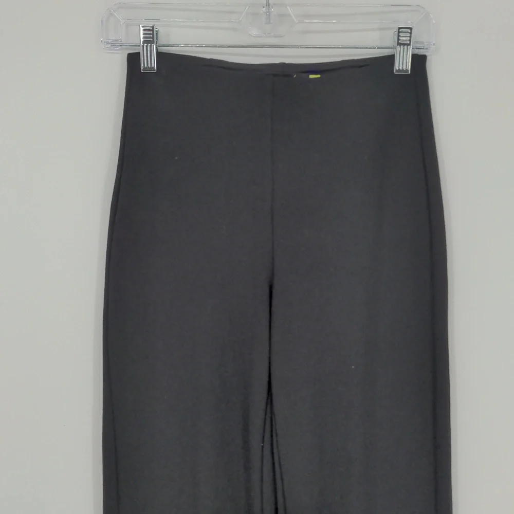 Lysse‎ Raya Womens Lace Trim High Rise Cropped Pants Size Extra Small Black - Picture 2 of 12